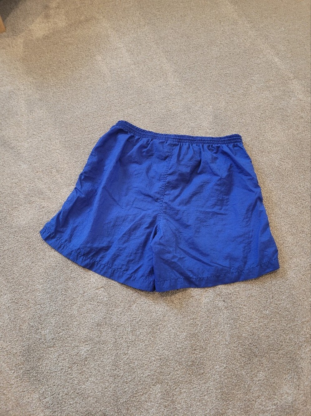 Columbia Sportswear Vintage Portland Oregon Mens Blue Running Shorts Size Medium - Picture 4 of 4